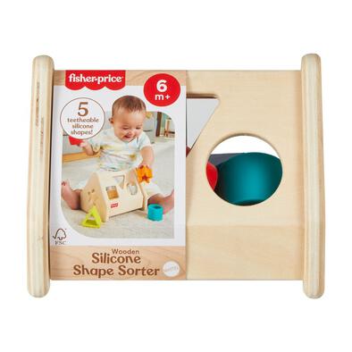 Fisher-Price Wood Silicone Shape Sorter​