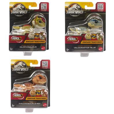  Jurassic World Hidden Hatchers Transforming Dinosaur Figures - Assorted