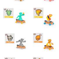 Teck Deck Free Riders Collectible Mini Skateboard Figure M01- Assorted