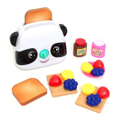 Zoo Troop Panda Toaster With 2 Slices Of Toast And Accessories