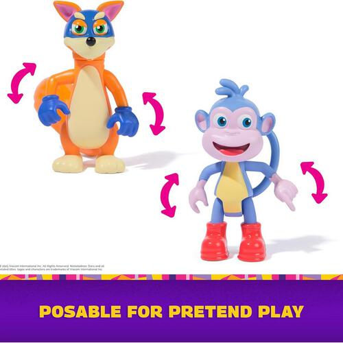 Dora Adventure Pack With 2 Figure And Accessories M02 - Assorted