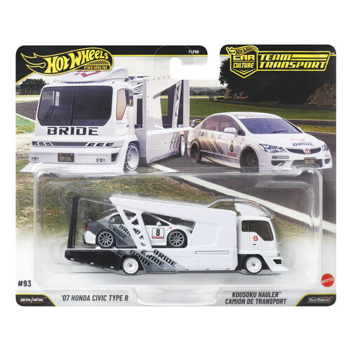 Hot Wheels FLF56 Team Transport (Dash L) Set of 4 