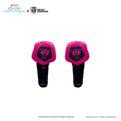 KPop Demon Hunters Flat Plush Ornament - Mini Light Sticks Plush