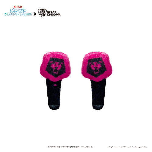 KPop Demon Hunters Flat Plush Ornament - Mini Light Sticks Plush