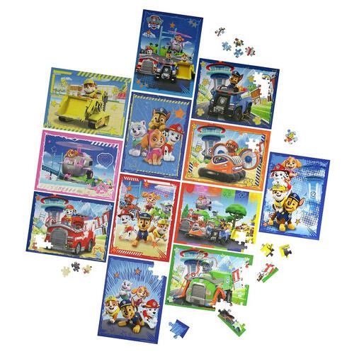 Cardinal Games Paw Patrol 12 in 1 Puzzle Pack