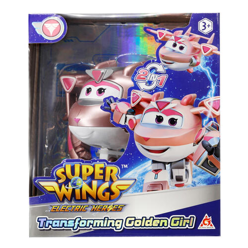 Super Wings Transforming Golden Girl