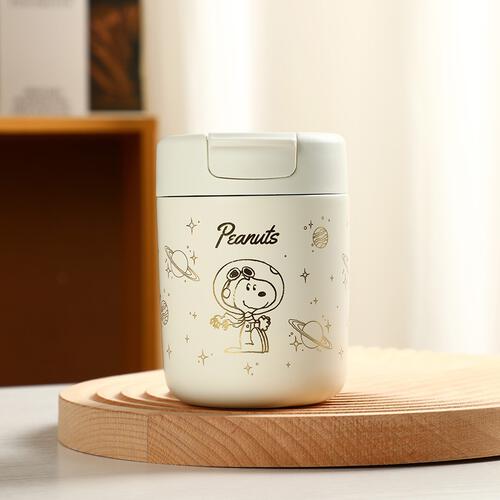 Snoopy Coffee Cup Spaceman Golden