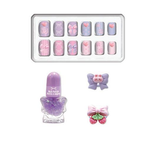 Hot Focus Happy Nails Bowtiful Press on Nails Manicure Nail Art Sticker