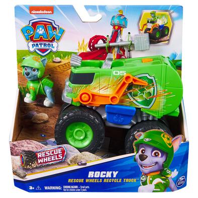 Paw Patrol Theme Vehicle Rescue Wheels Rocky's Recycle Truck