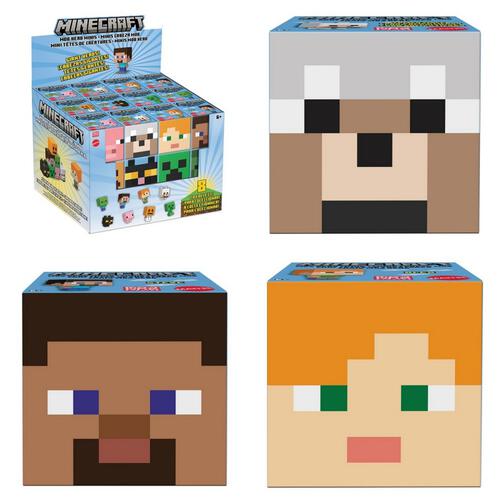 Minecraft Mob Head Mini Figures - Assorted