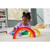 Fisher-Price Wood Stacking Rainbow