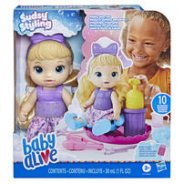 Baby Alive Sudsy Styling Doll, Blonde Hair