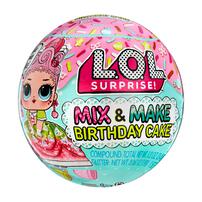 L.O.L. Surprise Mix & Make Birthday Cake with Doll & Accessories