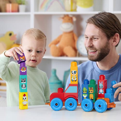 Mega Bloks Build & Match Animal Tractor