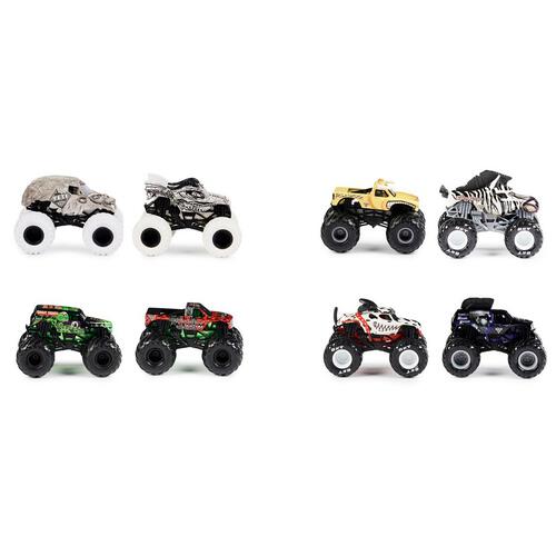 Monster Jam 1:64 2 Packs - Double Down Showdown Refresh - Assortment