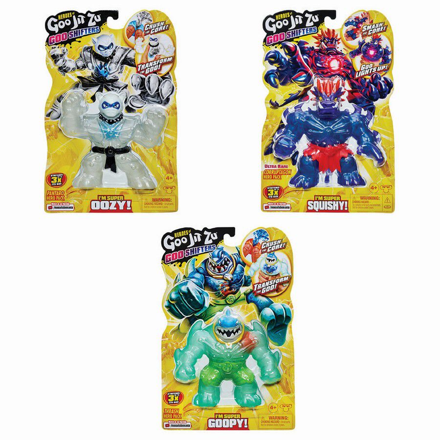 Goo Jit Zu Goo Shifters S7 Hero Pack - Assorted | Toys