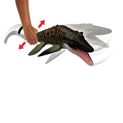Jurassic World Rebirth Bite N Blast Mosasaurus Action Figure 