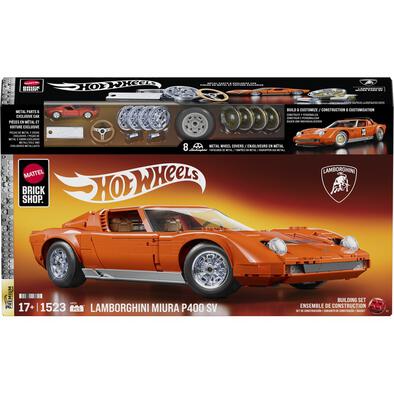 Mattel Brick Shop Hot Wheels Premium Series Lamborghini '71 Miura P400 SV