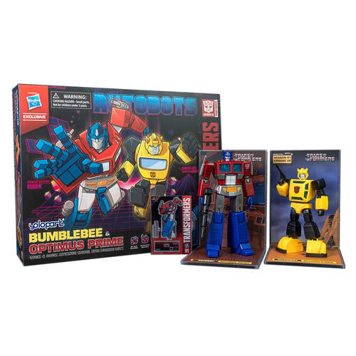 Transformers AMK Series W2 Generation One Optimus Prime and Bumblebee Combo Pack Action Figure