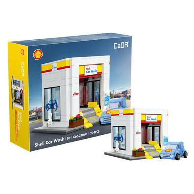 CaDA Shell Car Wash Station Brick Building Mechanical Master