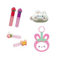 Hot Focus Sparkle Party Strawberry Beauty Kit Washable Non-Toxic Makeup Toy Set