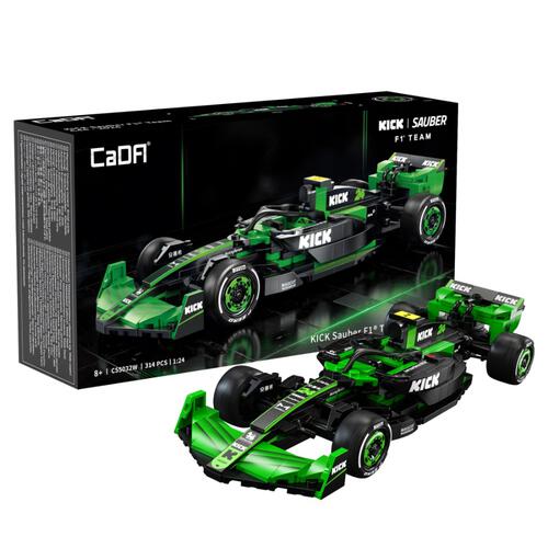 CaDA Kick Sauber F1 Team C44 Racing Car Brick DIY 1:24 Scale Vehicles Set