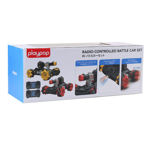 playpop Radio-Controlled Battle Car Set