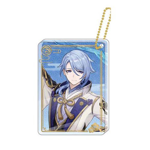 Genshin Impact Thick Acrylic Keychain -Kamisato Ayato (Inazuma Theme)