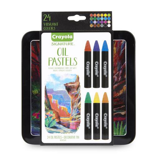 Crayola 24Ct Oil Pastels In Tin