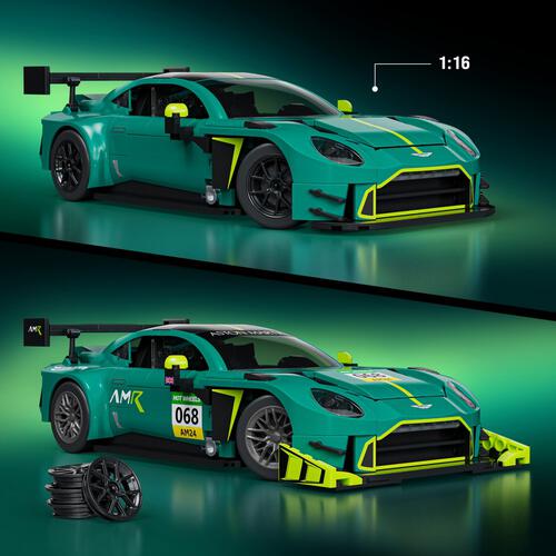 Mattel Brick Shop Hot Wheels Elite Series Aston Martin Vantage Gt3