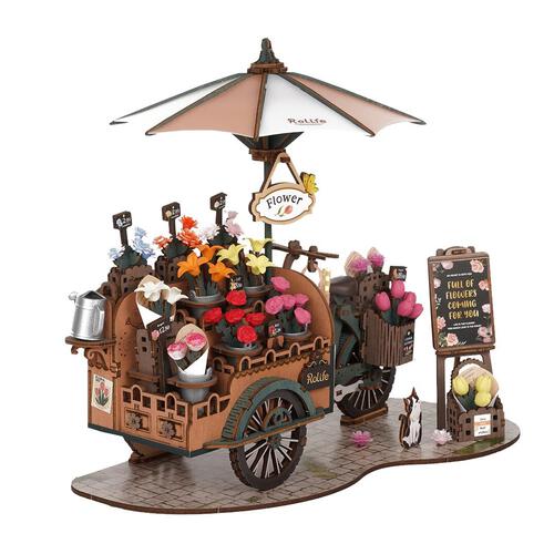 Robotime Rolife Blossom Cart