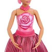Barbie Reveal Flower Surprise Red Rose Latina