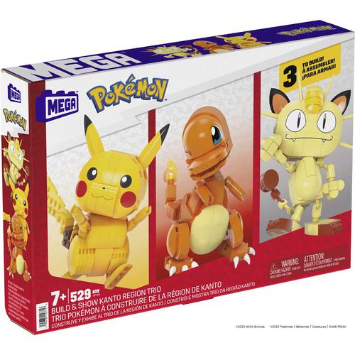 Mega Pokemon Pokemon - Build & Show Kanto Region Trio
