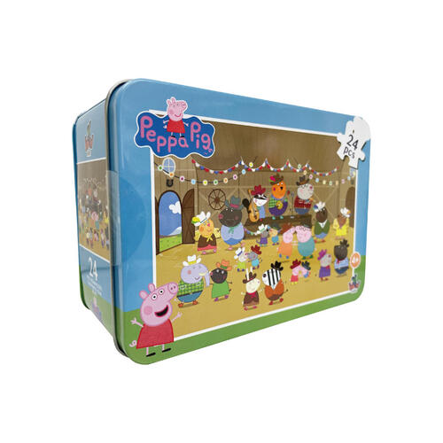 Peppa Pig 24 Pieces Tin Puzzle