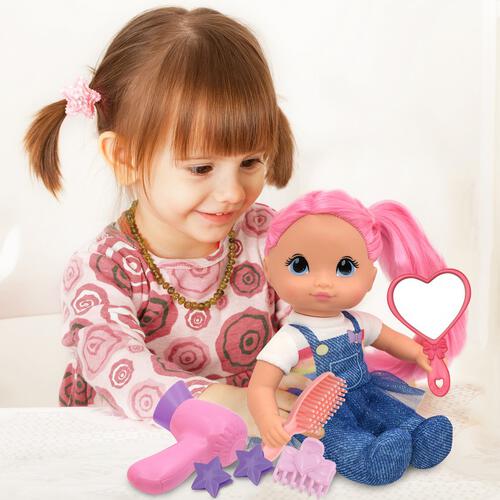 New Adventures Little Darlings Little Sweeties Hair Styling Set 10-Inch Doll
