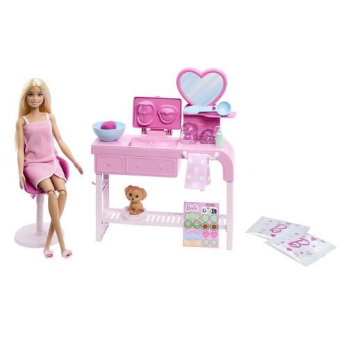Barbie Fabulous Wellness Face Mask Playset
