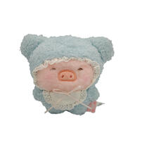 Lulu The Piggy Sweet Dream Series Sleepy Plush Keychain