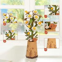 Robotime Rowood DIY Chamomile 3D Wooden Flower Puzzle
