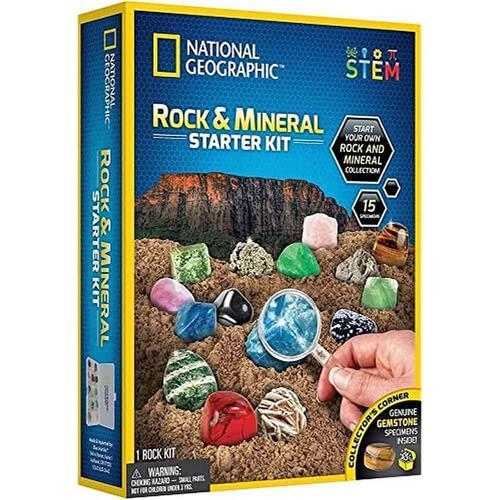 National Geographic Impulse Rock + Mineral Starter Kit