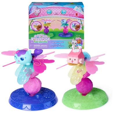 Gabby's Dollhouse Fairylandia, Baby Box & Mercat Fairy Rings