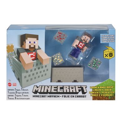 Minecraft 3.25" Minecart Mayhem Playset