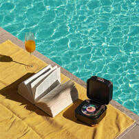 playpop Retro Vinyl Speaker - Black