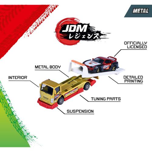 Majorette JDM Legends Tuning Transporter 3 - Assorted