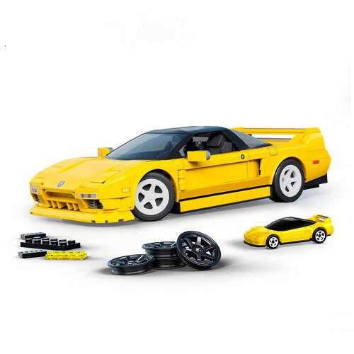 Mattel Brick Shop Hot Wheels Elite Series Acura Nsx Yellow (Sam'S)