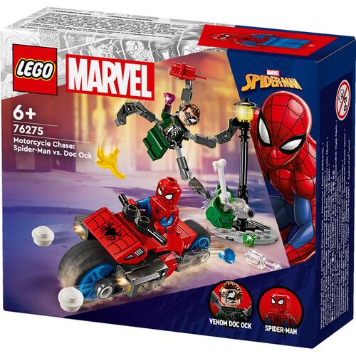 LEGO Marvel Motorcycle Chase: Spider-Man vs. Doc Ock 76275