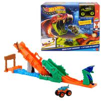 Hot Wheels Monster Truck Knock The Croc Challenge
