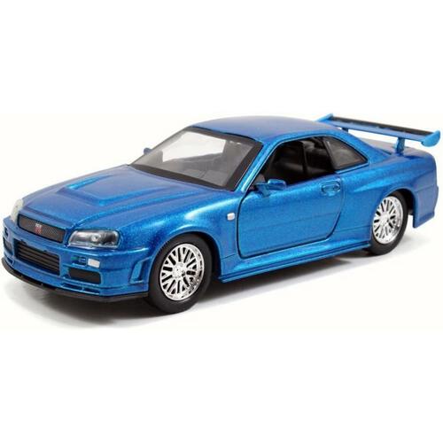 JADA 1:32 2002 Nissan Skyline Gtr R34 Blue
