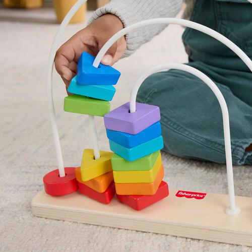 Fisher-Price Wood Wooden Bead Rainbow