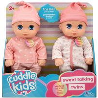 New Adventures Cuddle Kids Sweet Talking Twins 10-Inch Doll