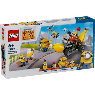 LEGO Despicable Me 4 Minions and Banana Car
